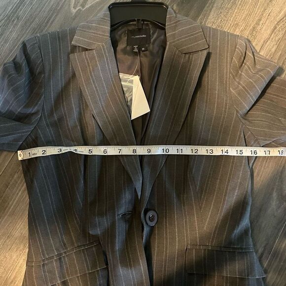 NWT My Michelle Medium Gray Blazer - Picture 3 of 4